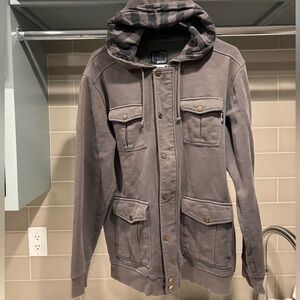 Vintage Y2K Ripcurl Fullzip Hoodie Sweatshirt Multi Pocket Surfwear Size XL